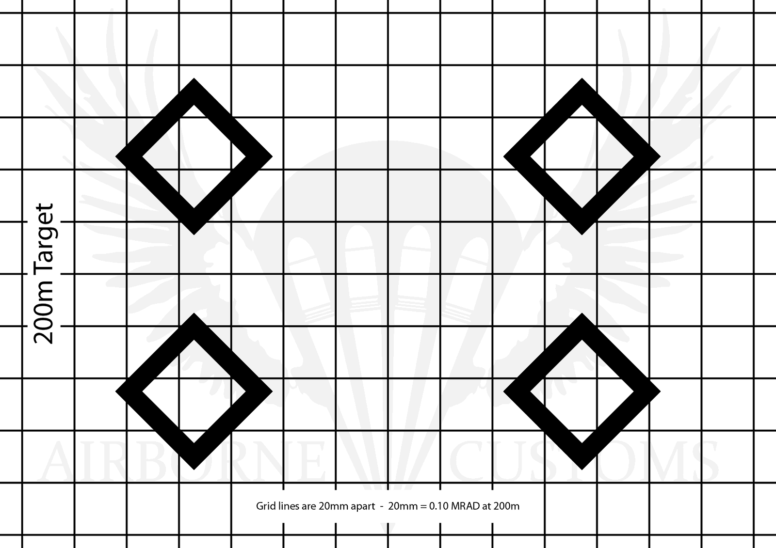 4 Target – MRAD-Airborne Customs