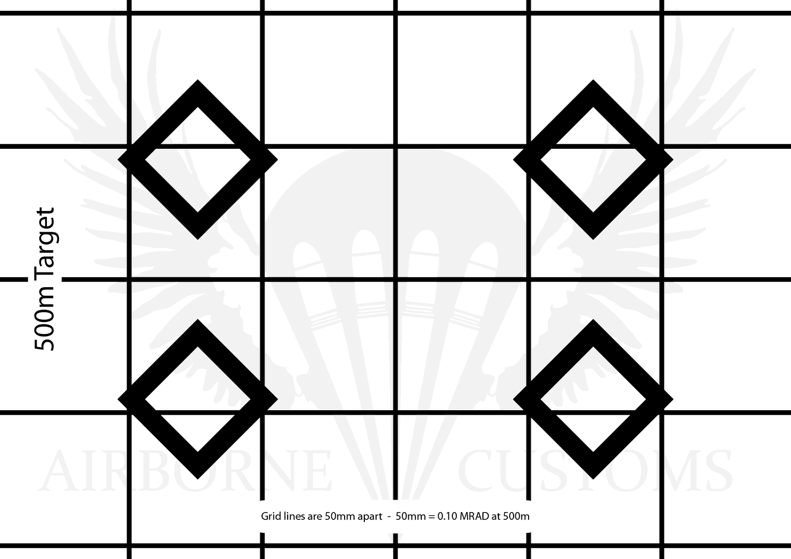 4 Target – MRAD-Airborne Customs