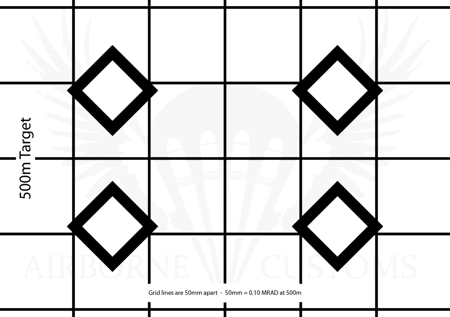 4 Target – MRAD-Airborne Customs