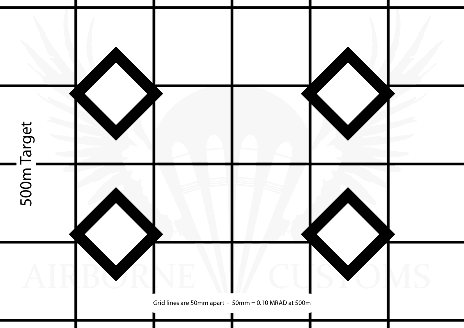 4 Target – MRAD-Airborne Customs