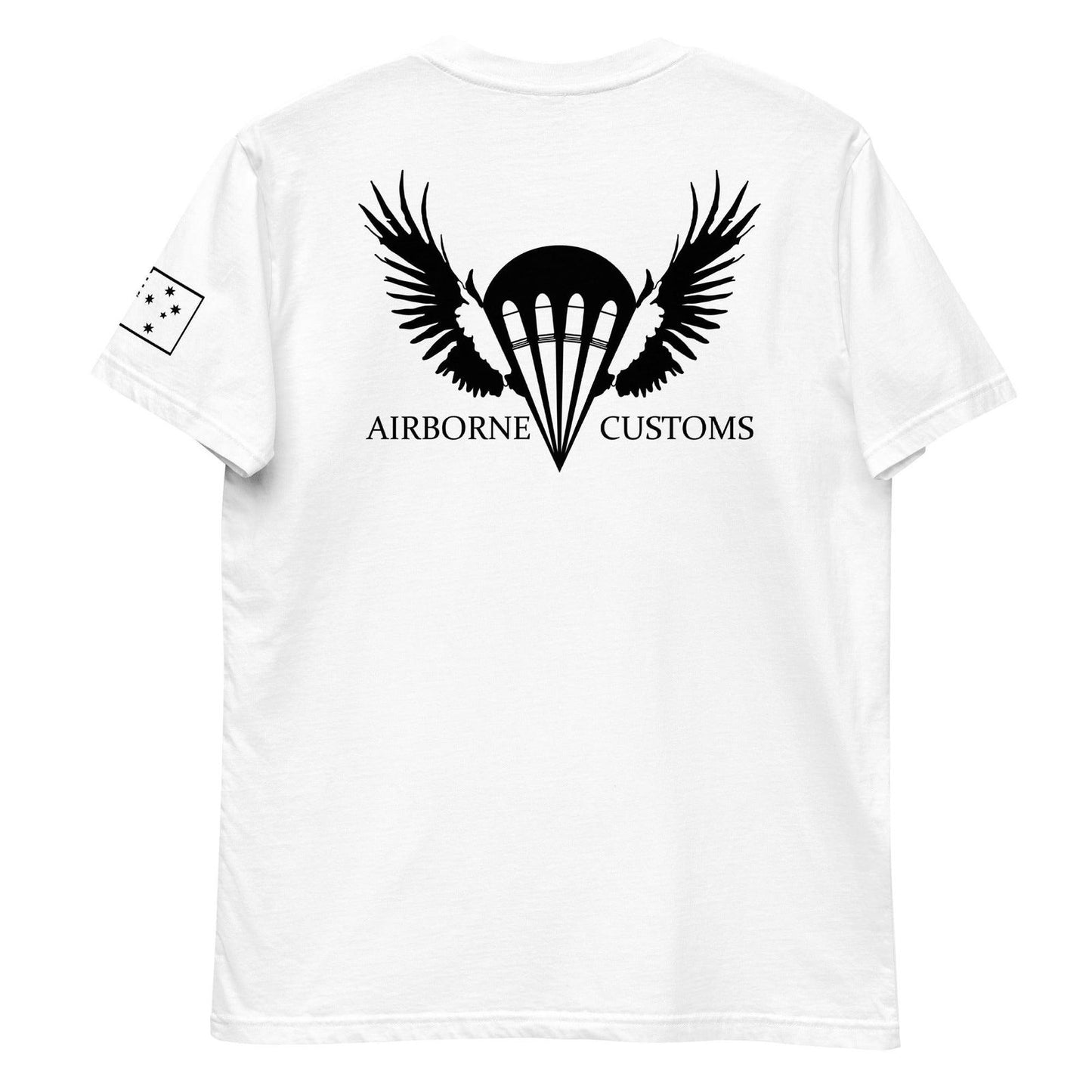 Airborne Customs T-Shirt, Black Print-Airborne Customs