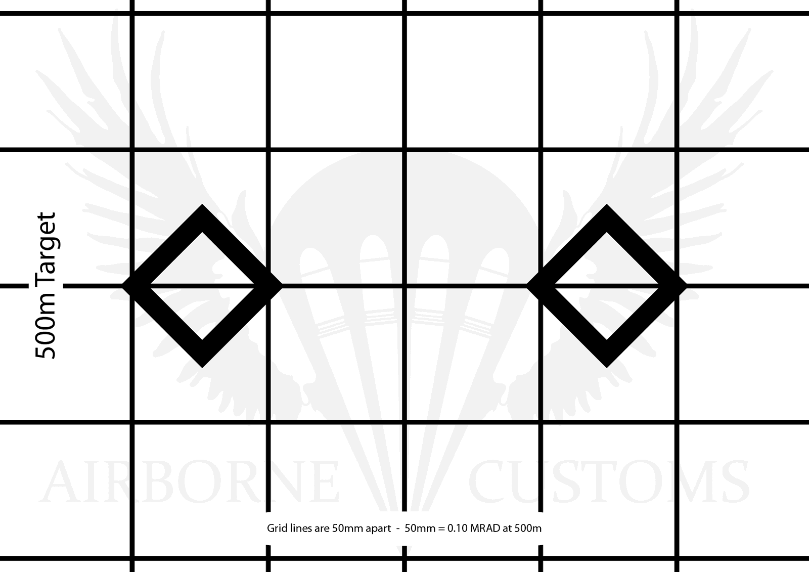 2 Target – MRAD-Airborne Customs