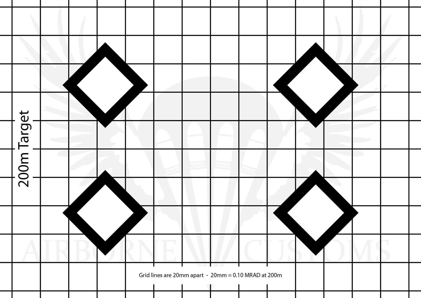 4 Target – MRAD-Airborne Customs