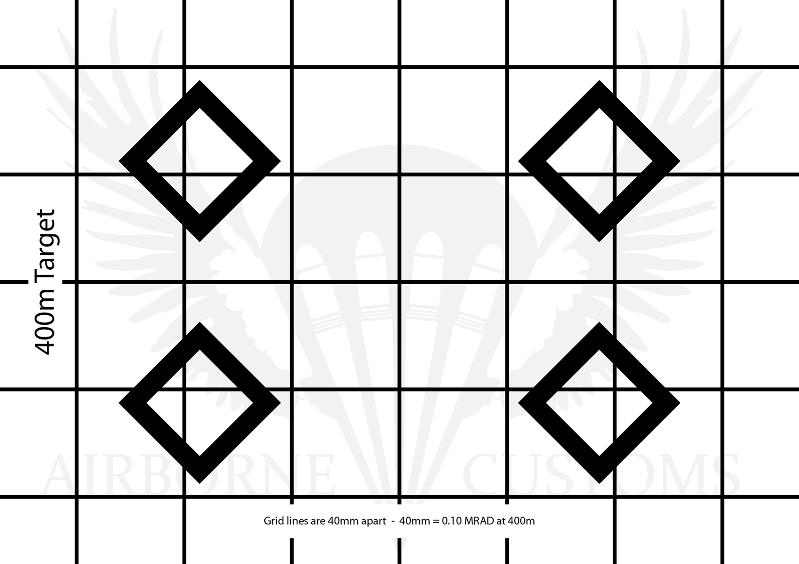 4 Target – MRAD-Airborne Customs