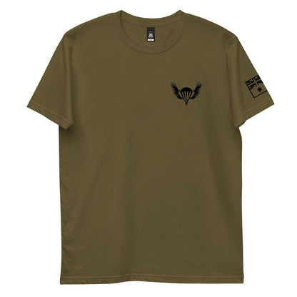 Airborne Customs T-Shirt, Black Print-Airborne Customs