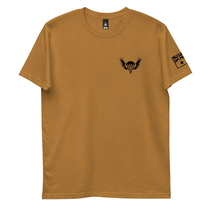 Airborne Customs T-Shirt, Black Print-Airborne Customs
