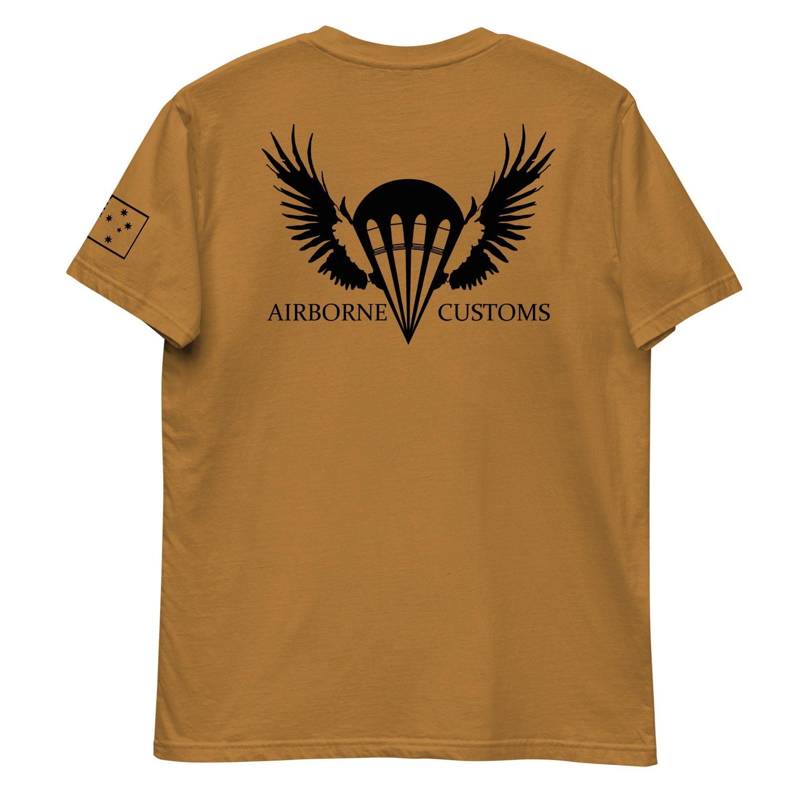Airborne Customs T-Shirt, Black Print-Airborne Customs