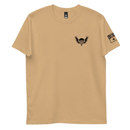Airborne Customs T-Shirt, Black Print-Airborne Customs