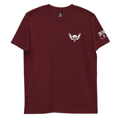 Airborne Customs T-Shirt, White Print-Airborne Customs