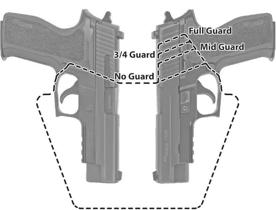 Sig P226 Holster (with rail)-Airborne Customs