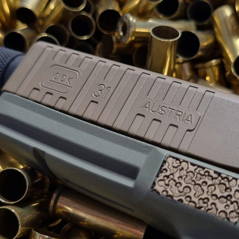 Slide Engraving and Serrations-Airborne Customs